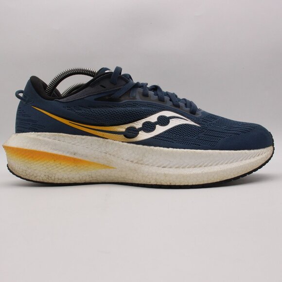 Saucony Triumph 21 Men\'s 9.5 Shoes Blue Running Walking Sneaker Gym S20881-91 main image 9
